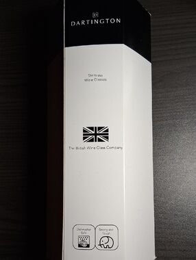Dartington Stemless Wine Glasses - Black & White Packaging